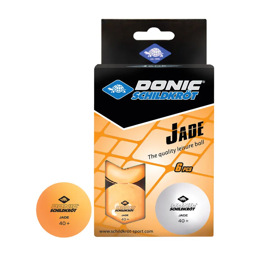Bordtennisballer Schildkröt Jade Oransje 6 stk | Trenings- og fritidsball 