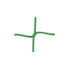 Nett 7'er fotballmål 5x2 m Dybde 100/100 | 3 mm | M120 | Grønn