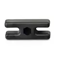 Nettkrok plast | Svart 26x10x4 mm