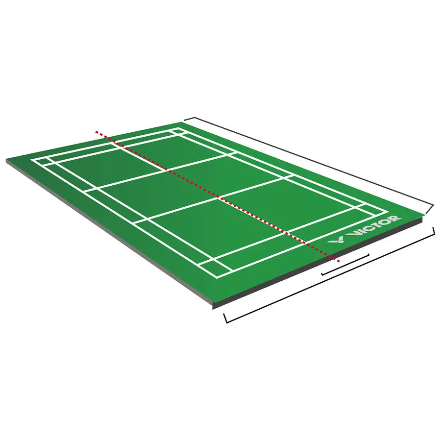 Victor badmintonbane mobil 2 deler 