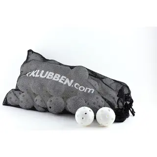 Innebandyballer Crater Unihoc | Hvit 50 matchballer i nettingbag