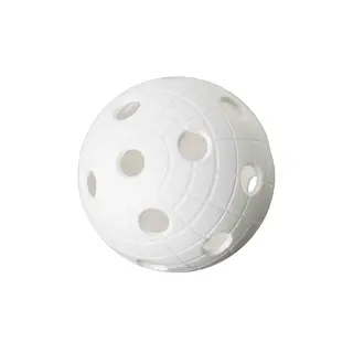 Innebandyball Crater Unihoc | Hvit Matchball | IFF | 1 stk