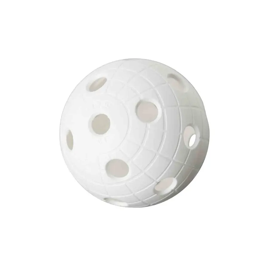 Innebandyball Crater Unihoc | Hvit Matchball | IFF | 1 stk 