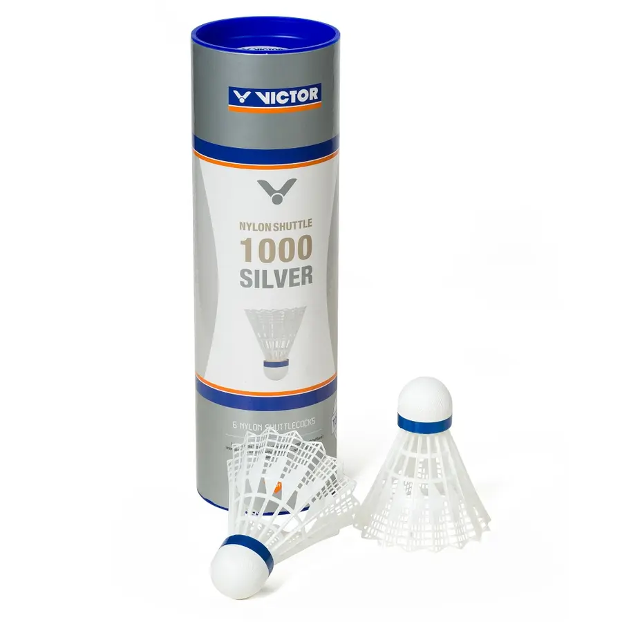 Badmintonball Victor Shuttle 1000 Hvit | Middels hastighet 