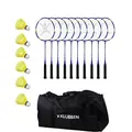 Badmintonsett Aktiv til skoler - 10 10 racketer | 6 baller |  bag