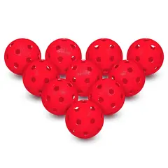 Innebandyballer Crater Unihoc | Rød 10 stk | Matchball | IFF