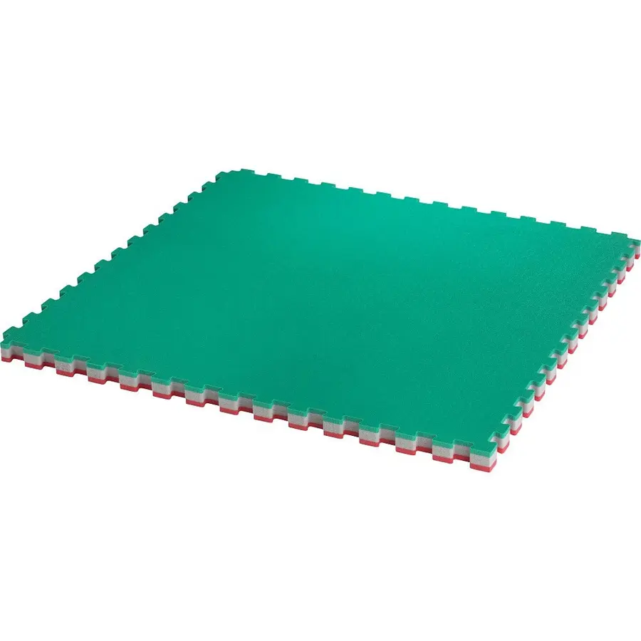 Kampsportmatte 100x100x4 cm Tatami original flettematte,  inkl kant 