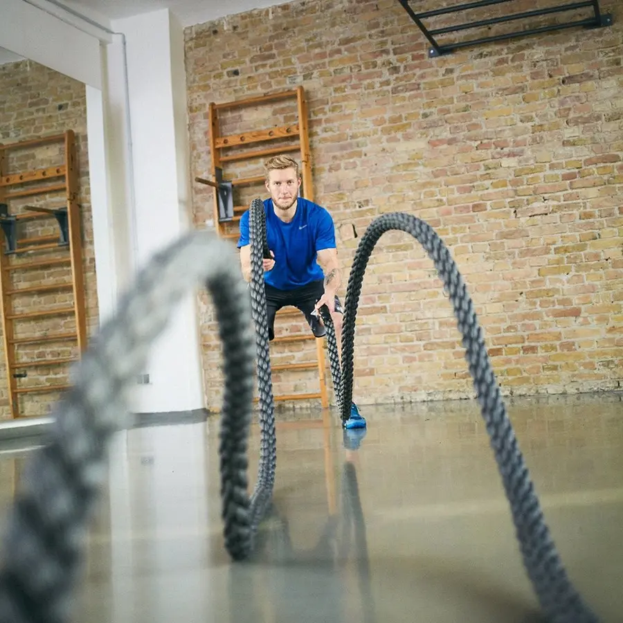 Battle rope 10 m Tau uten nylontrekk 