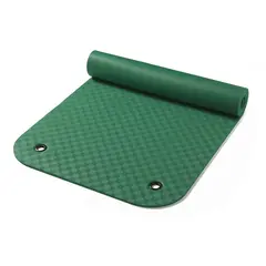 Treningsmatte Komfort med hull Grønn 180 x 65 x 0,8 cm