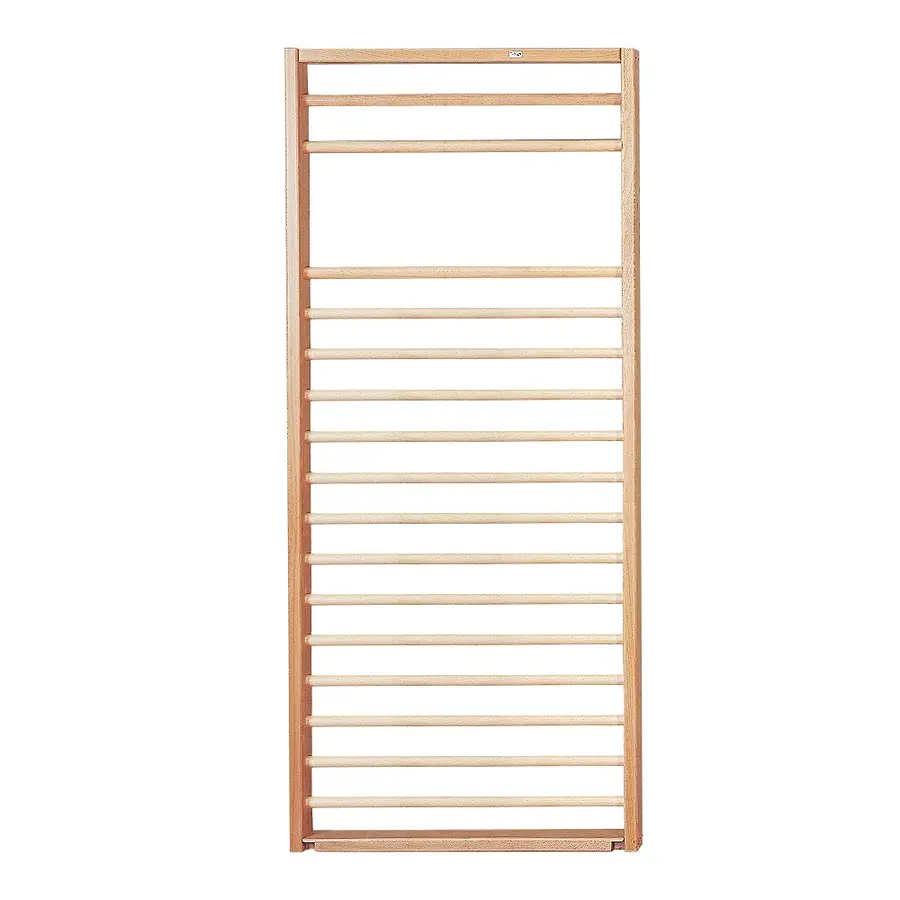 Ribbevegg U3 230 x 100 cm 1 seksjon | Avstand 7,5 cm | Bøk 