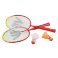 Badmintonsett Barn 4-6 år 2 racketer &amp; 2 badmintonballer