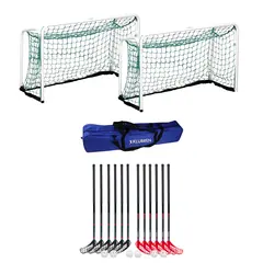 Innebandysett Rush 95 cm med mål 12 køller | 6 balller | 2 mål | 1 bag