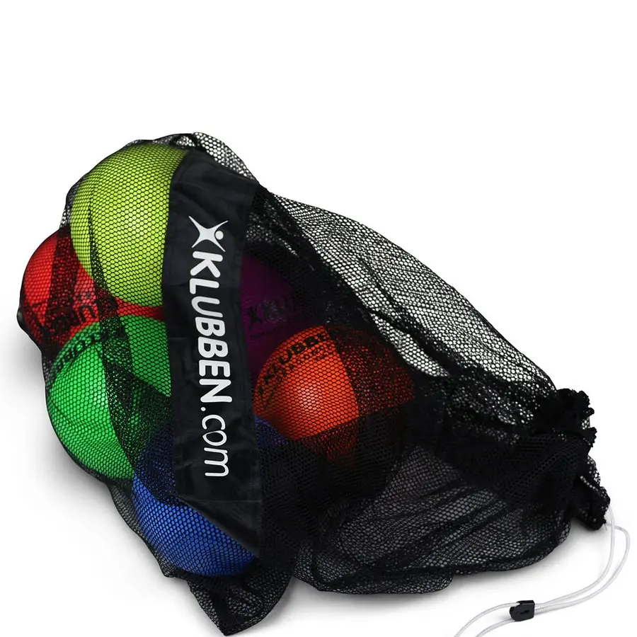 Nettingbag mesh deluxe svart Utstyrsnett til oppbevaring 90x60 cm 
