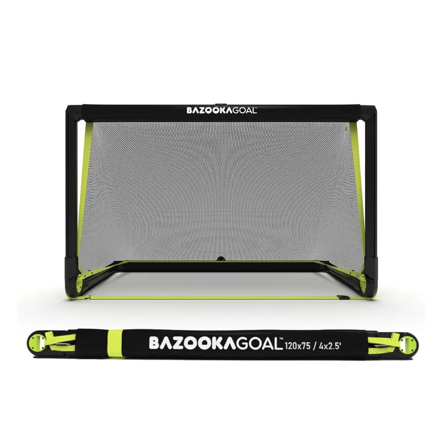 BazookaGoal | 120X75 cm | Sammenleggbart Fotballmål for småbanespill 
