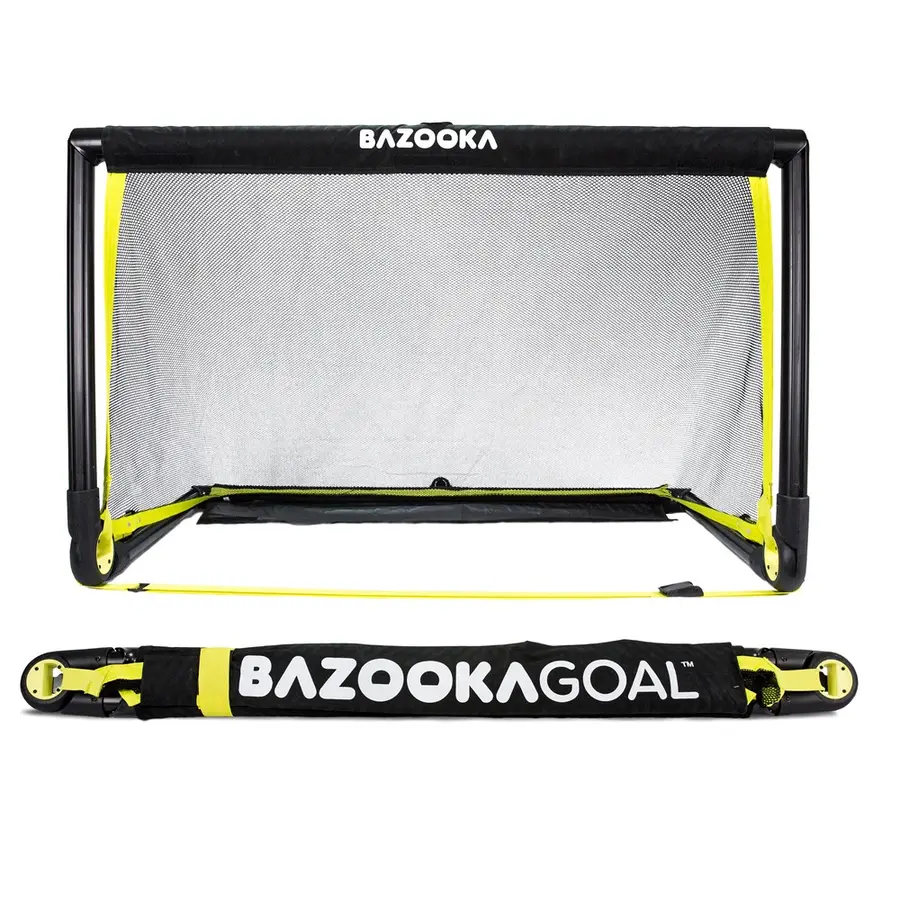 BazookaGoal | 120X75 cm | Sammenleggbart Fotballmål for småbanespill 