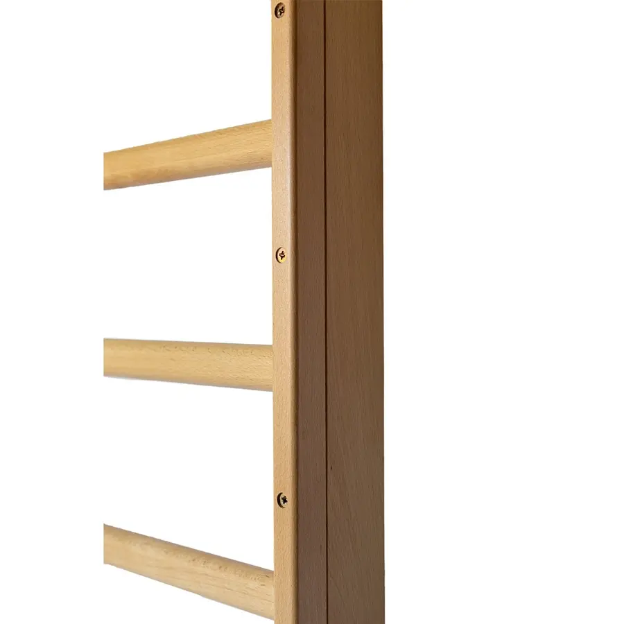 Klubben Premium Ribbevegg 265 x 150 cm 2 seksjoner | Avstand 15,5 cm | Bøk 