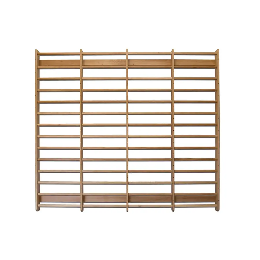 Klubben Premium Ribbevegg 265 x 300 cm 4 seksjoner | Avstand 15,5 cm | Bøk 