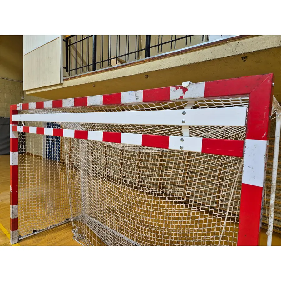 Nedsenket tverrligger til håndballmål Ekstra tverrligger | Rød/hvit 