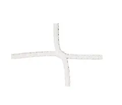 Nett 7'er fotballmål 5x2 m 80/150 | 4 mm | M120 | hvit