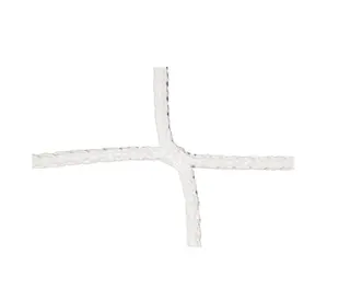 Nett 7'er fotballmål 5x2 m 80/150 | 4 mm | M120 | hvit