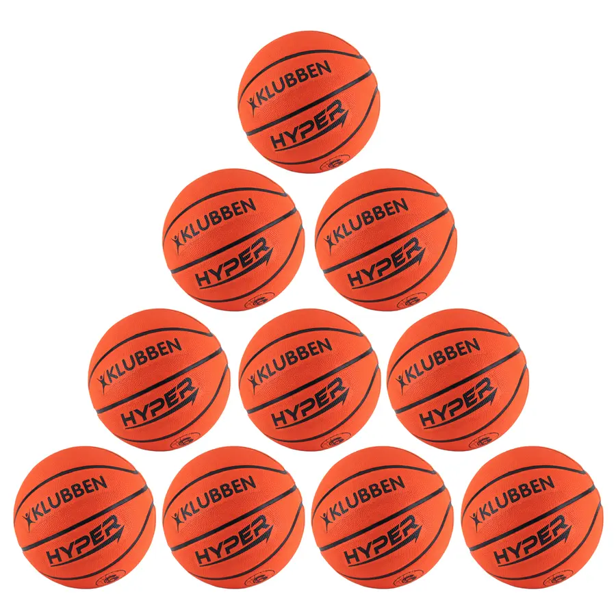 Basketball Klubben Hyper 6 (10) 10 stk | Treningsball 
