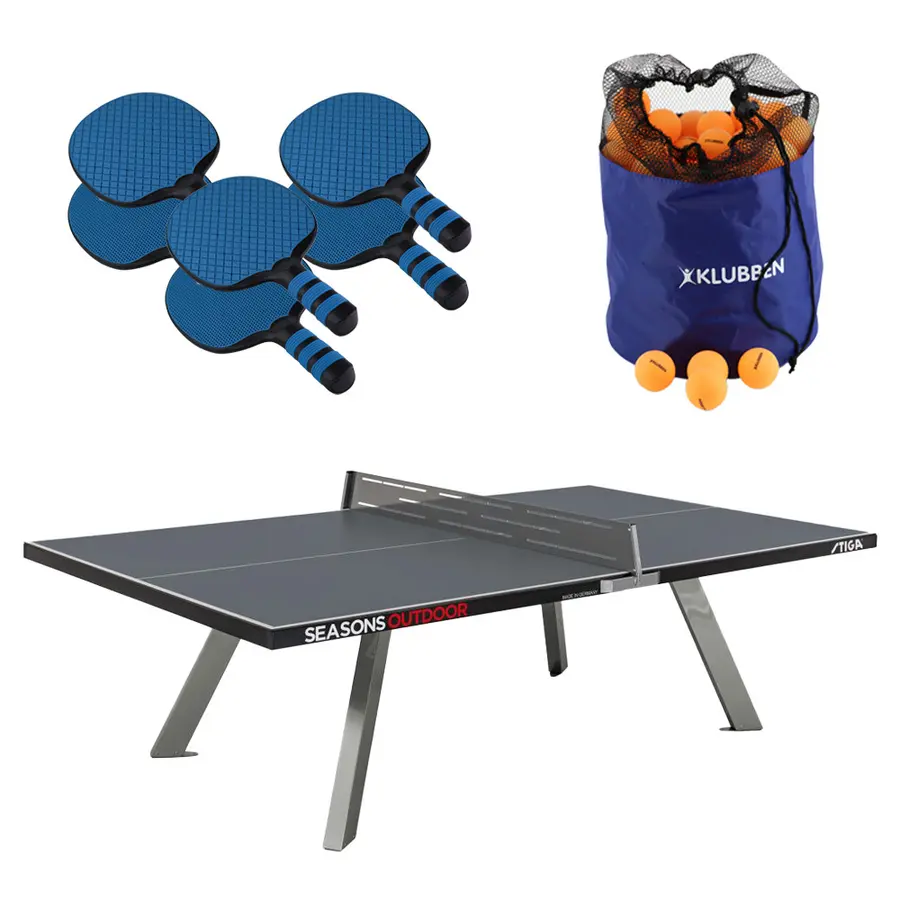Bordtennispakke ute Stiga Outdoor Bord m/nett | Baller | Racketer 
