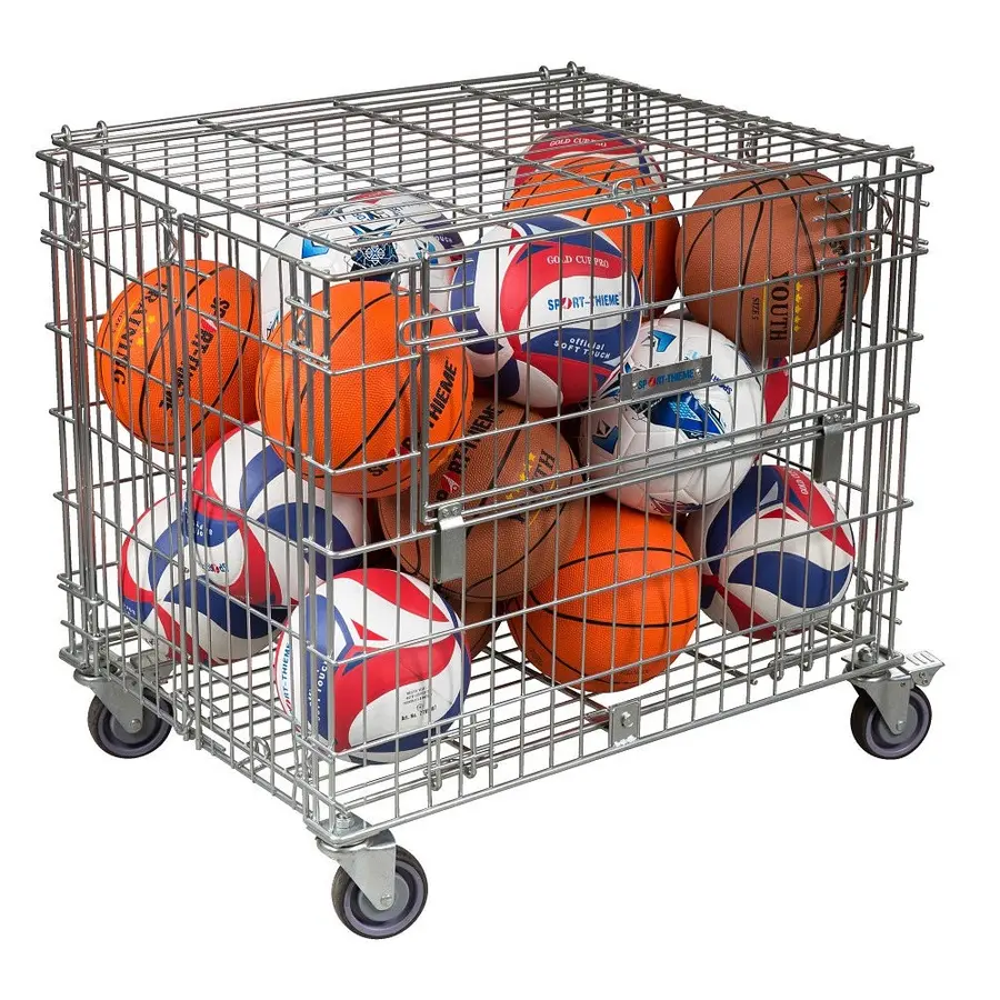 Oppbevaringsvogn Jumbo L 73x60x80 cm Oppbevaring til baller og utstyr 