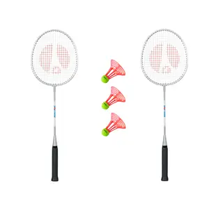 Badmintonsett Fritid Utendørs 2 racketer &amp; 3 badmintonballer