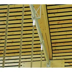 Klatretauskinne for 3 tau komplett Lengde skinne 270 cm | Takhøyde 7 meter