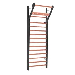 Ribbevegg NOHrD® 230x80 cm 1 seksjon | Avstand 17,7 cm | Kirsebær