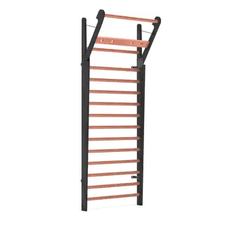 Ribbevegg NOHrD® 230x80 cm 1 seksjon | Avstand 17,7 cm | Kirsebær
