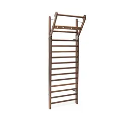 Ribbevegg NOHrD® 230x80 cm 1 seksjon | Avstand 9,9 cm | Valnøtt