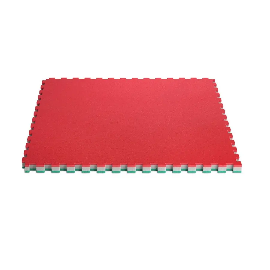 Kampsportmatte 100x100x4 cm Tatami original flettematte,  inkl kant 