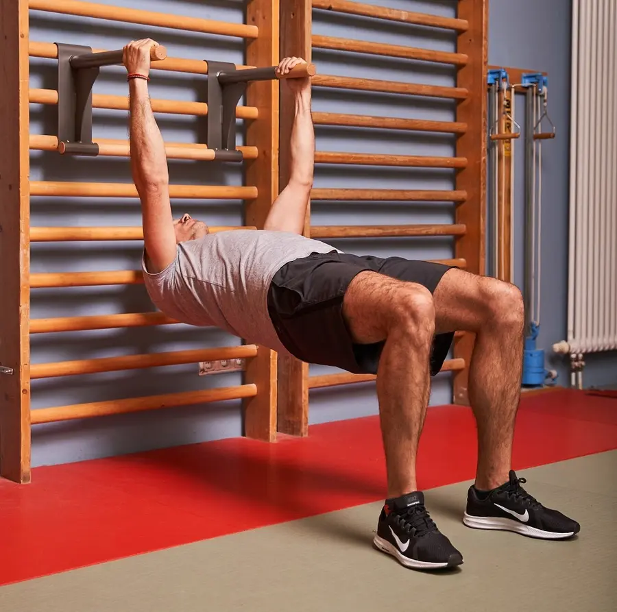 Utstyr til ribbevegg - Chin-up dip bar Pull-up stang 70 cm 