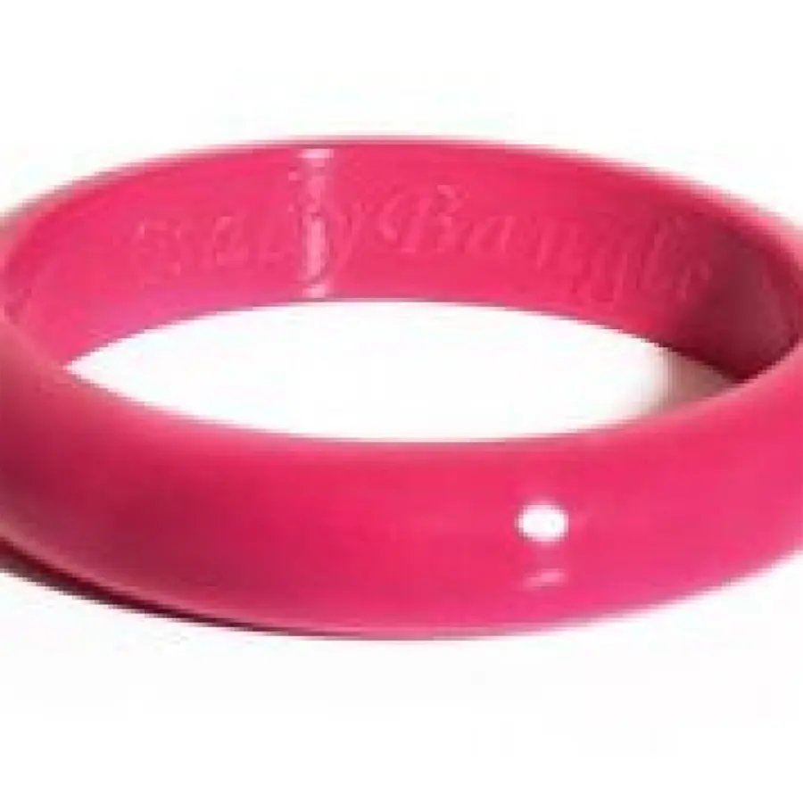 Tyggesmykke armring rosa For barn og voksne 