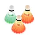 Badmintonballer Magic Night (3) Med LED batteri til spill i mørket