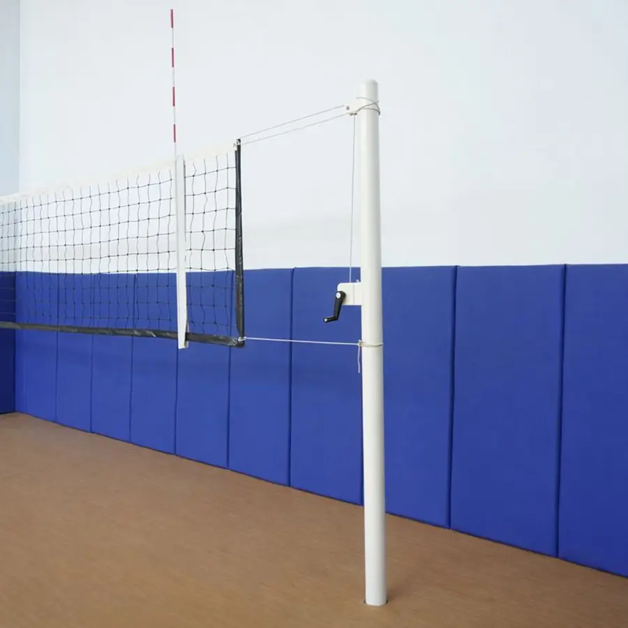Sandvolleyballstolper med nett Justerbar høyde | Bakkehylser 