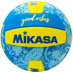 Sandvolleyball Mikasa Good Vibes Blå/Gul | Beachvolley | Trening og lek