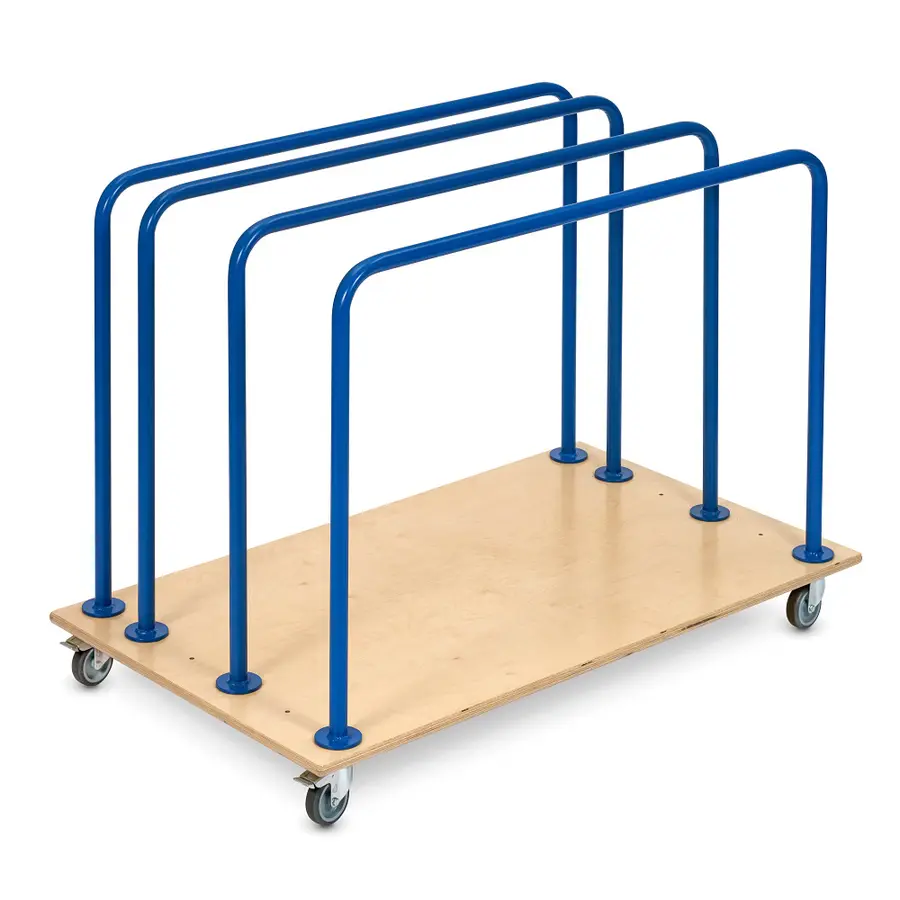 Transportvogn til matter 124,5 x 70 x 83,7 cm 