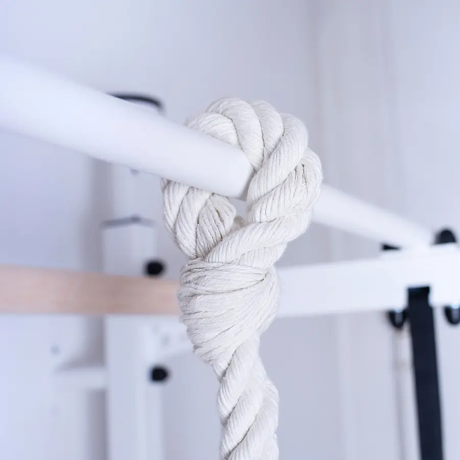 Ribbevegg BenchK 412 Hvit Pull-up | turnringer| husketallerken 