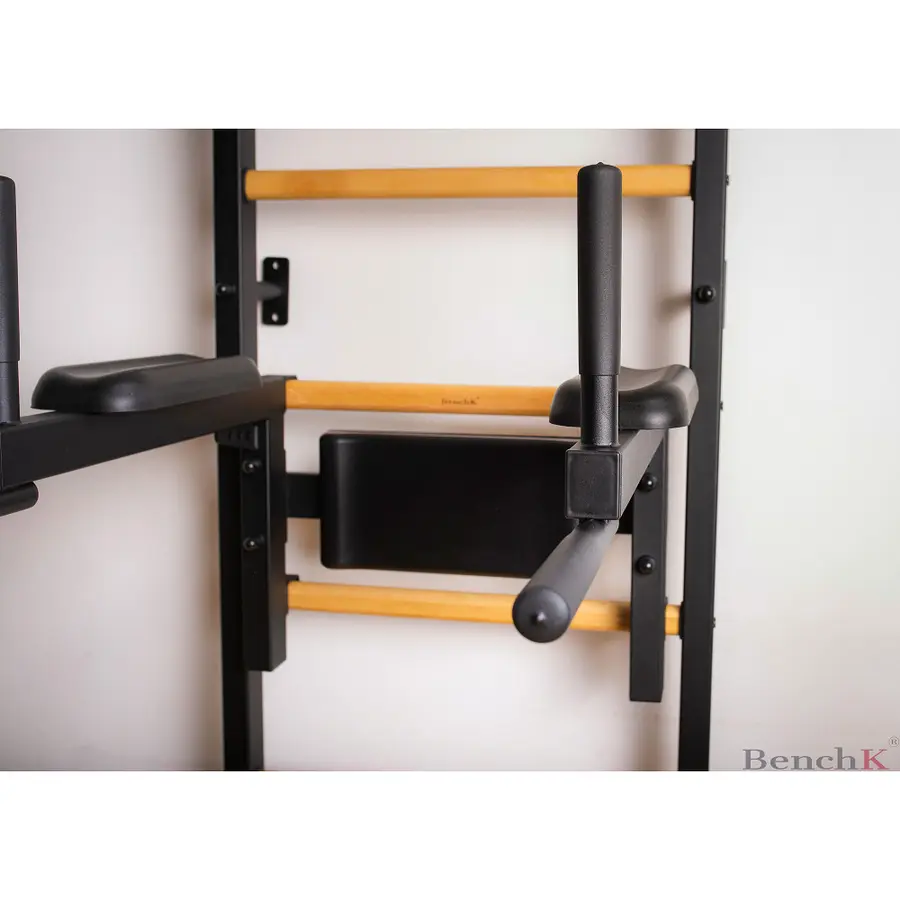 Ribbevegg BenchK 230 Svart Pull-up | Høydejusterbar dip bar 