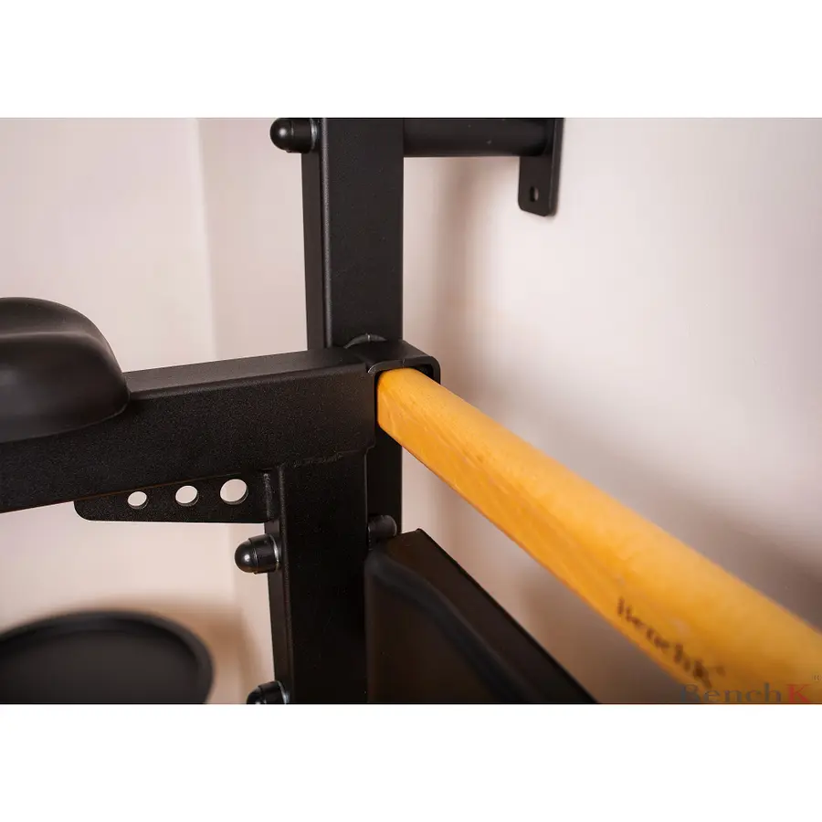 Ribbevegg BenchK 230 Svart Pull-up | Høydejusterbar dip bar 