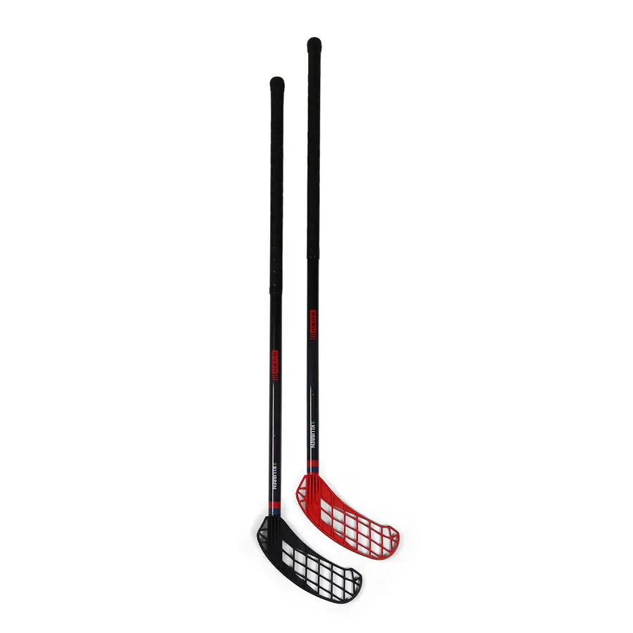 Innebandykølle Rush 95 cm Rød Rett blad 