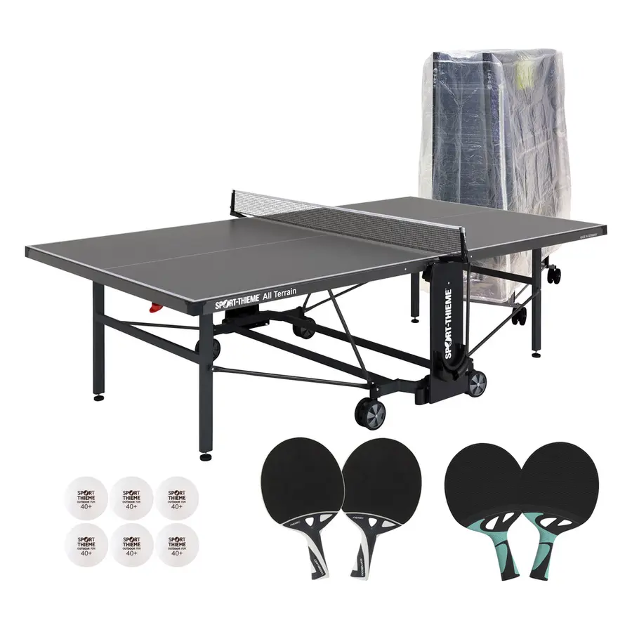 Bordtennispakke ute All Terrain Bord m/nett | Baller | Racketer | Trekk 