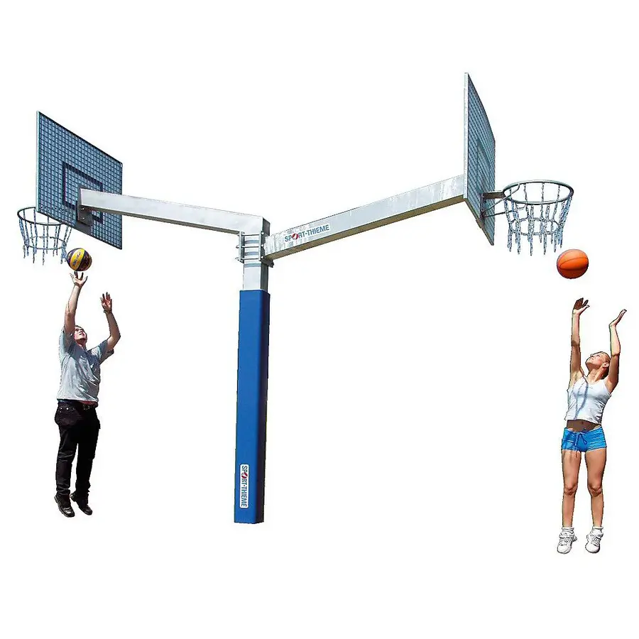 Basketballstativ Fair Play Duo 2.0 120x90 cm | To høyder | Dunkeringer 