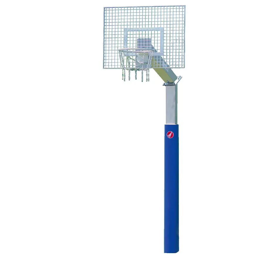 Basketballstativ Fair Play Silent 2.0 120x90 cm | Fastmontert | Fast kurv 
