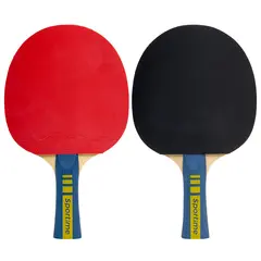 Bordtennissett Sportime Sett med 4 racketer og 10 baller