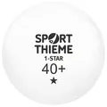 Sport-Thieme Ace bordtennisball 6 stk. | Hvit | Trening