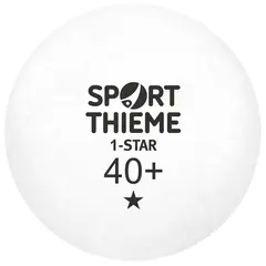 Sport-Thieme Ace bordtennisball 6 stk. | Hvit | Trening