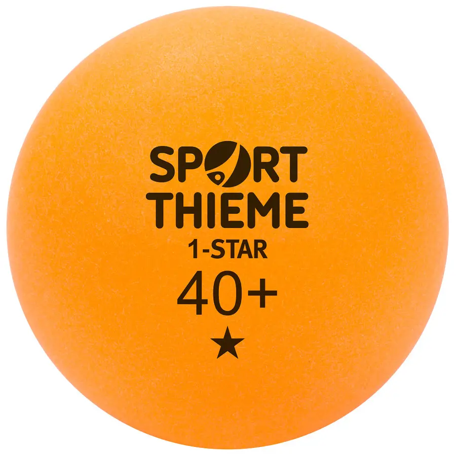 Sport-Thieme Ace bordtennisball 6 stk. | Oransje | Trening 